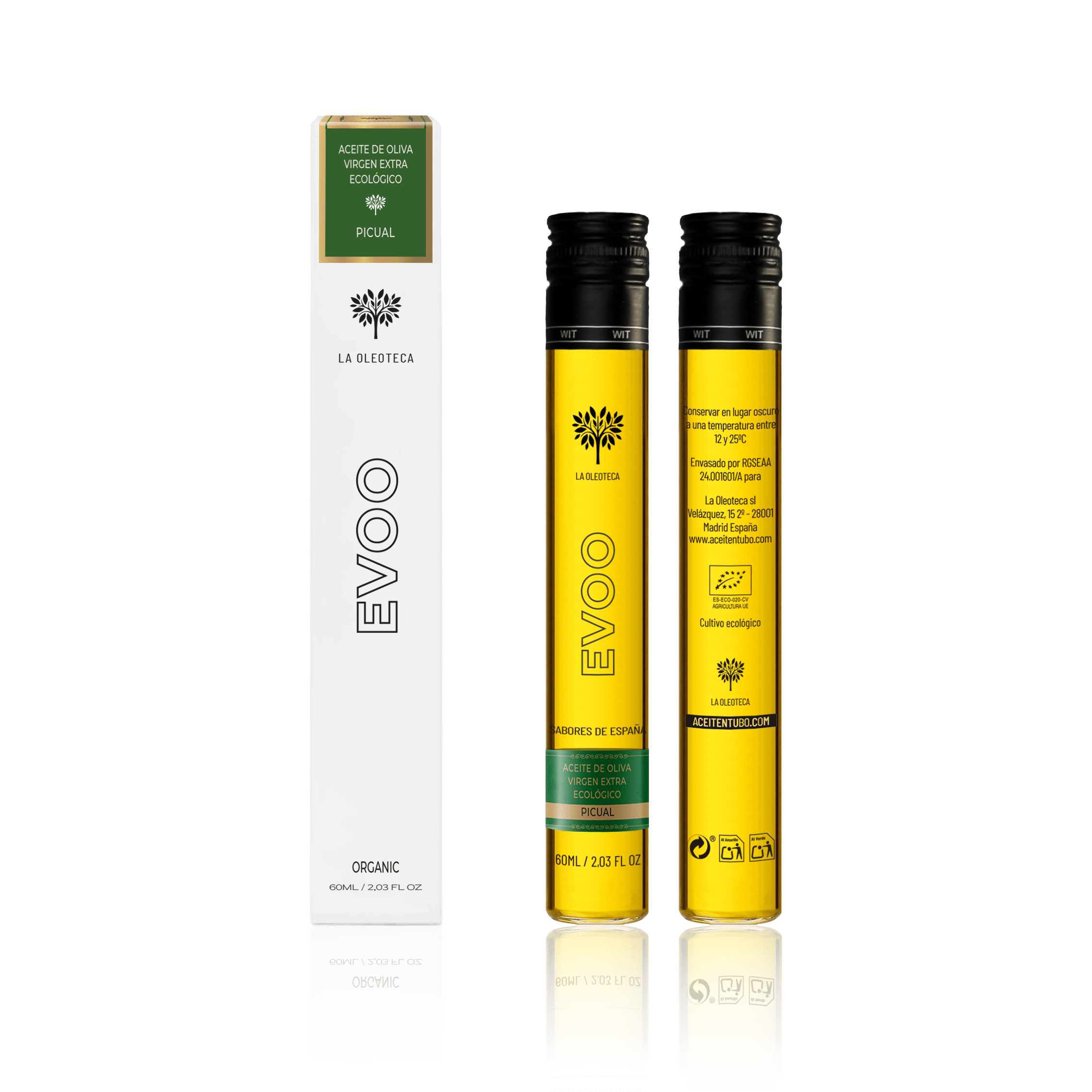 Aceitentubo - Picual 60ml completo