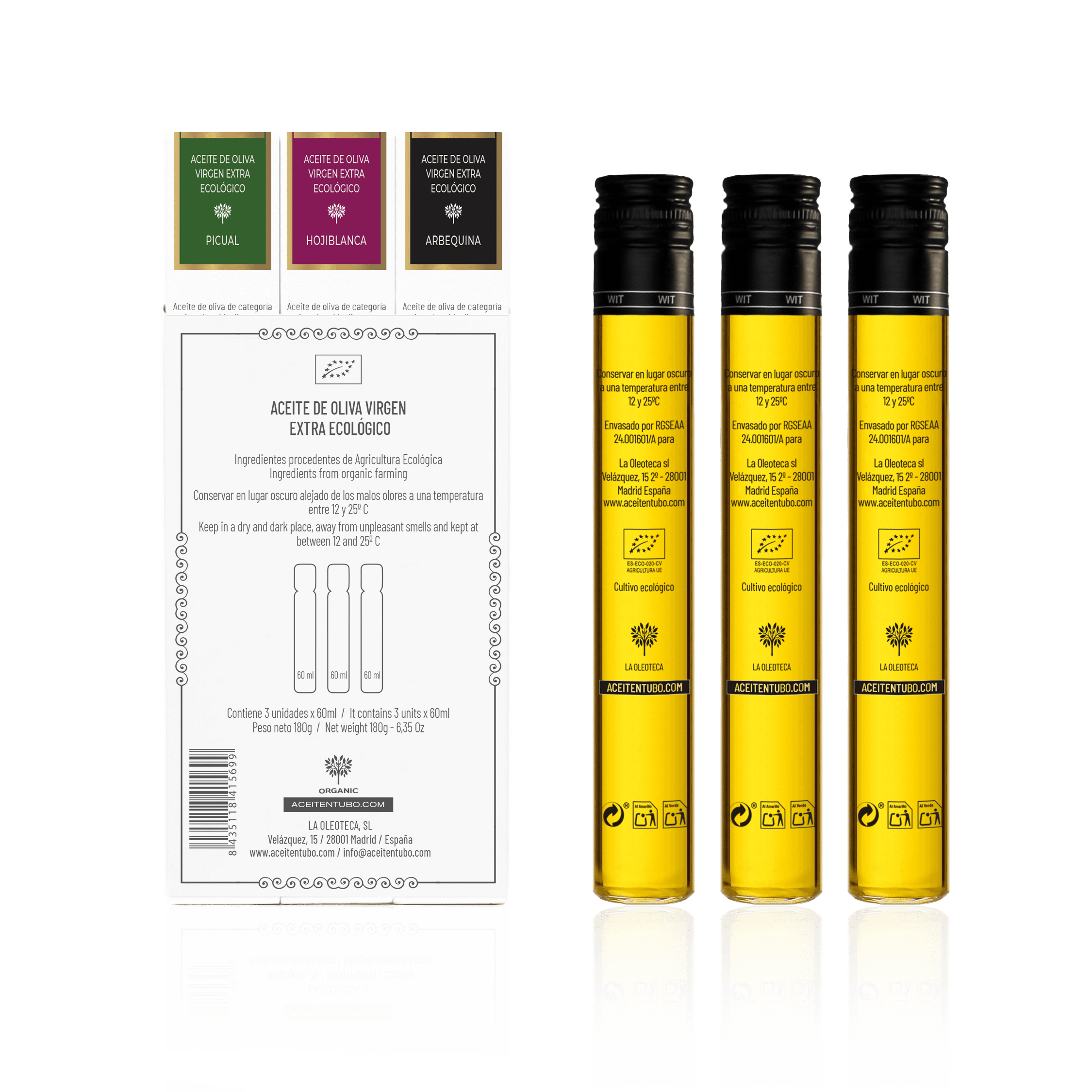 Pack 3 uds monovarietales trasera