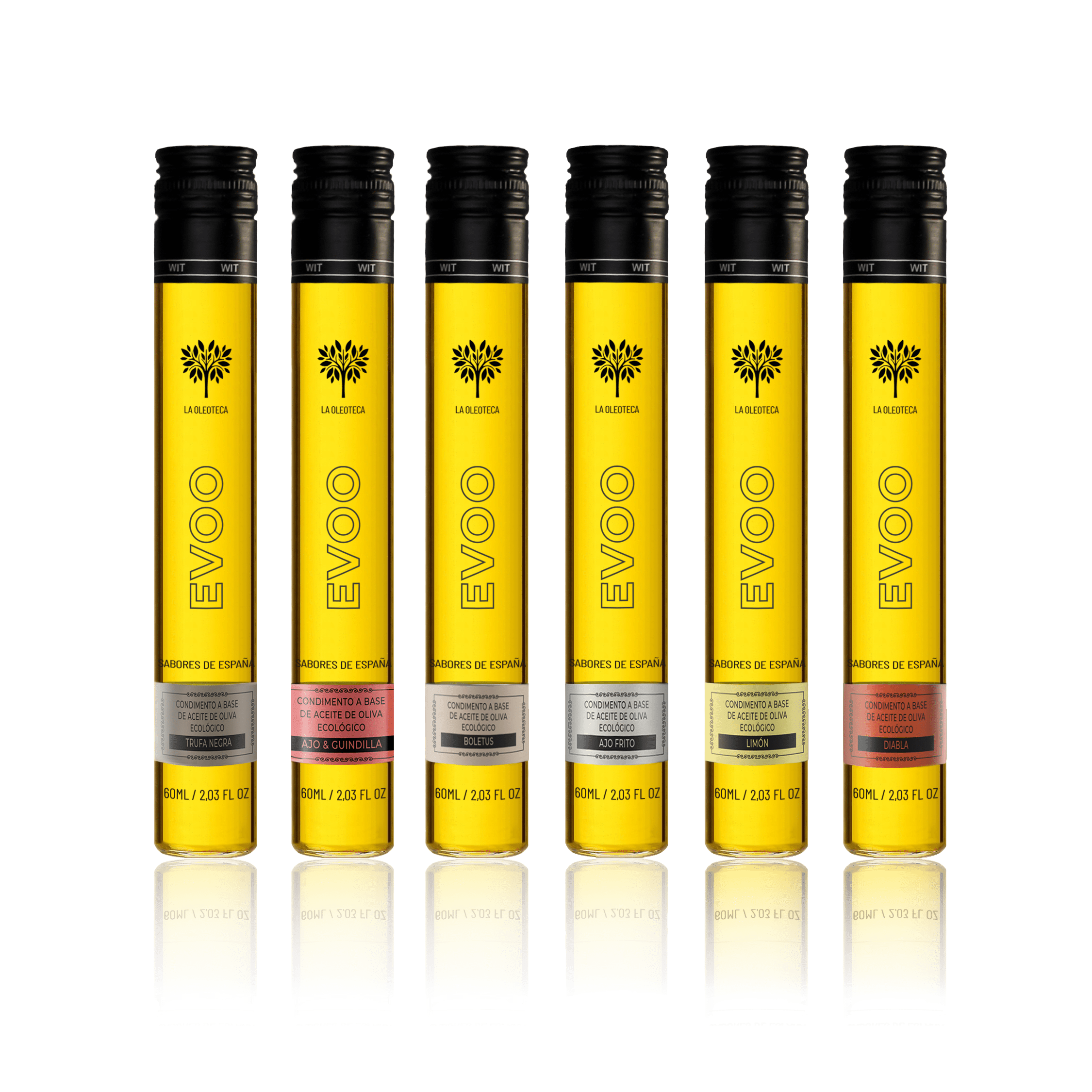 Aceite ecológico arbequina con aromas naturales