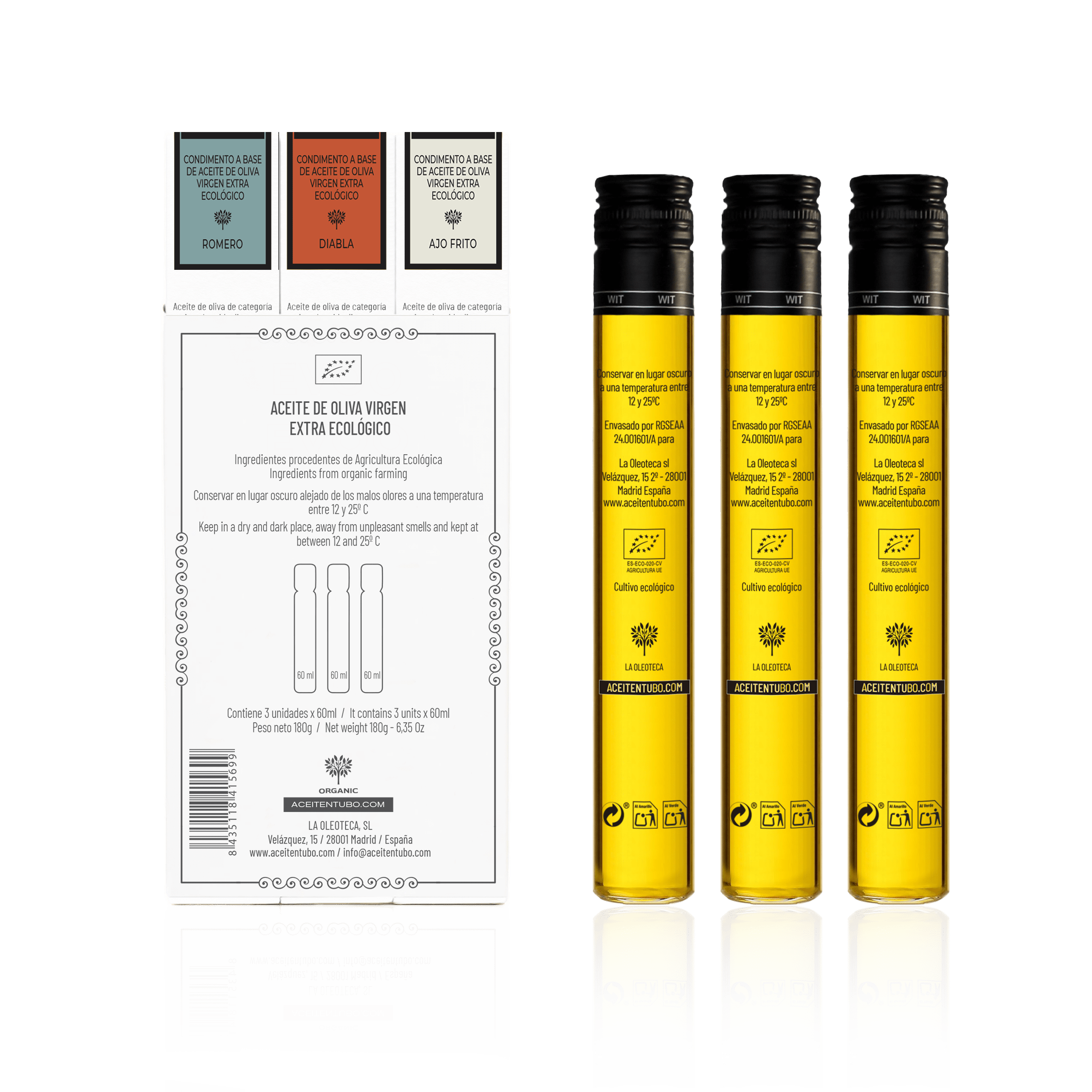 Pack Aromas 1 Ajo frito Diabla Romero trasera