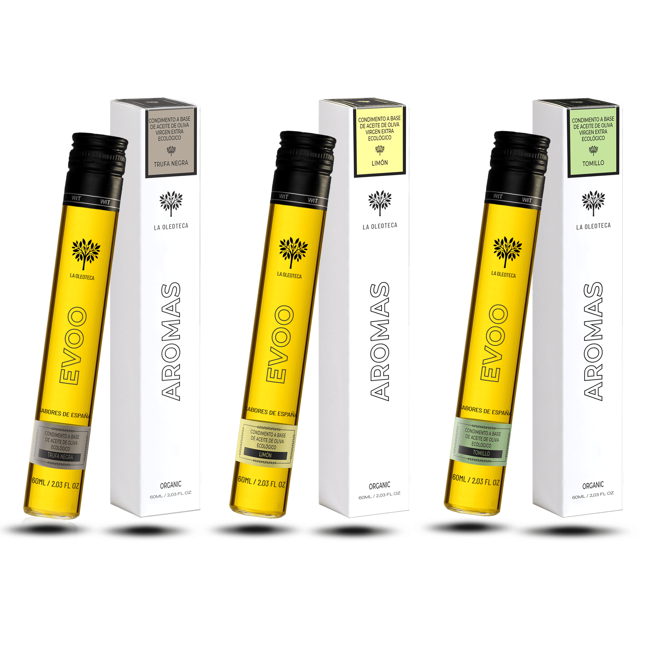 Pack Aromas 3 Trufa negra Limon Tomillo lateral